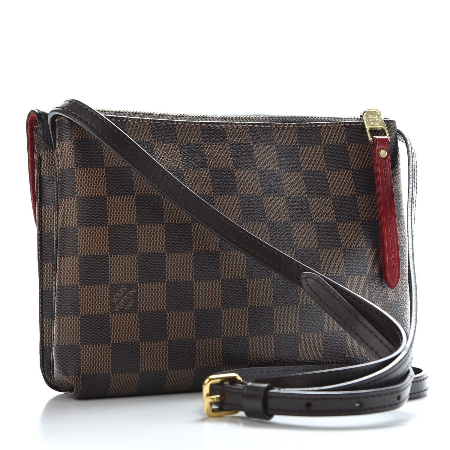 Louis Vuitton Damier Ebene Twice Cherry 2 of 10