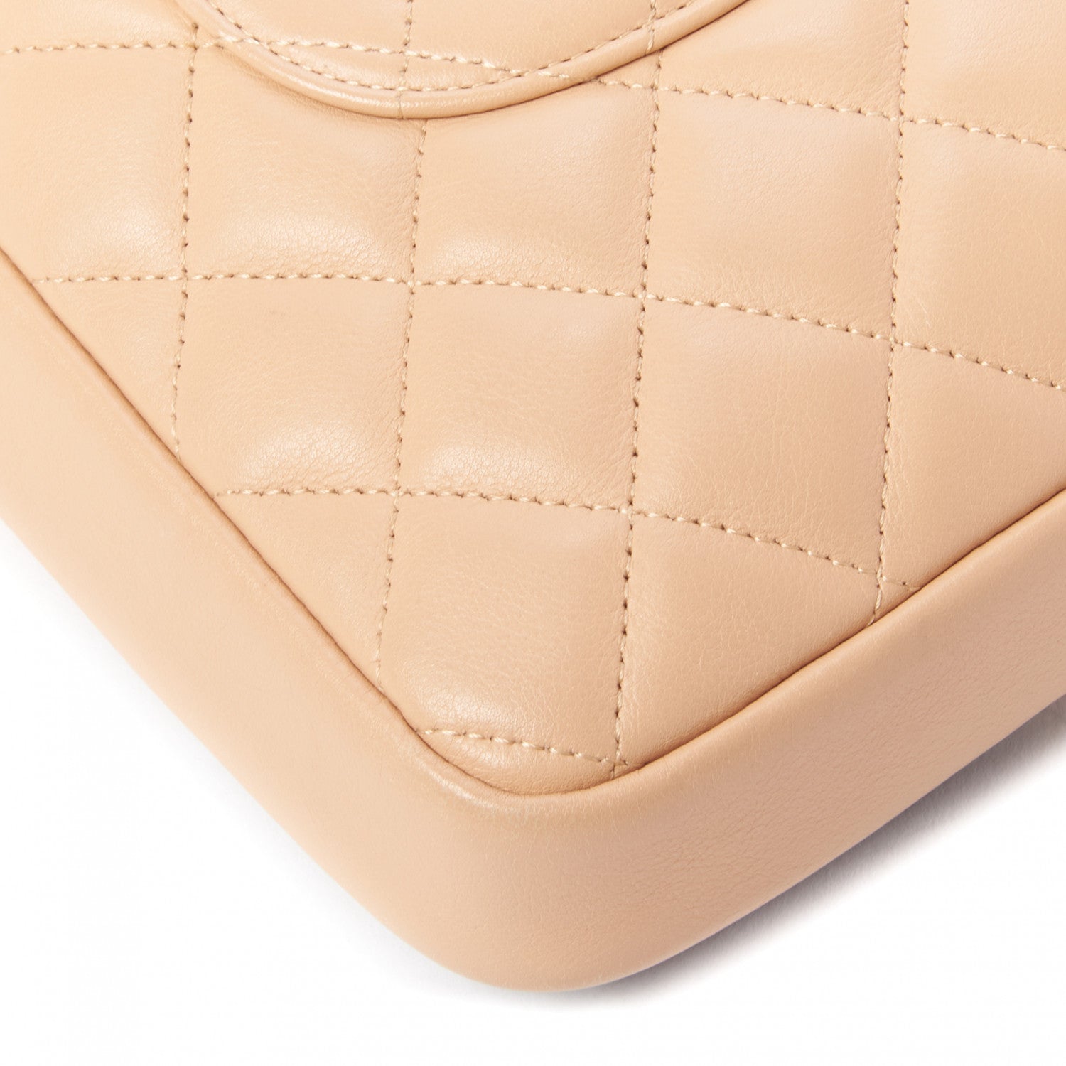 Chanel Calfskin Quilted Medium Cambon Messenger Beige Black 5 of 8