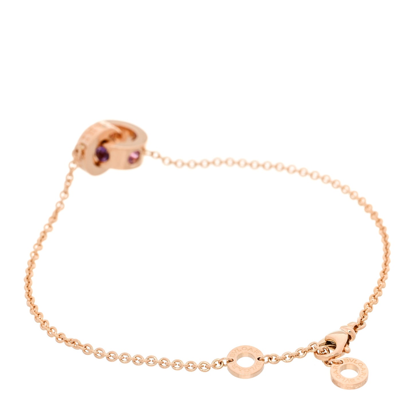 18K Rose Gold Amethyst Pink Tourmaline Roman Sorbets Bracelet