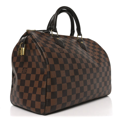 Louis Vuitton Damier Ebene Speedy 30 3 of 9
