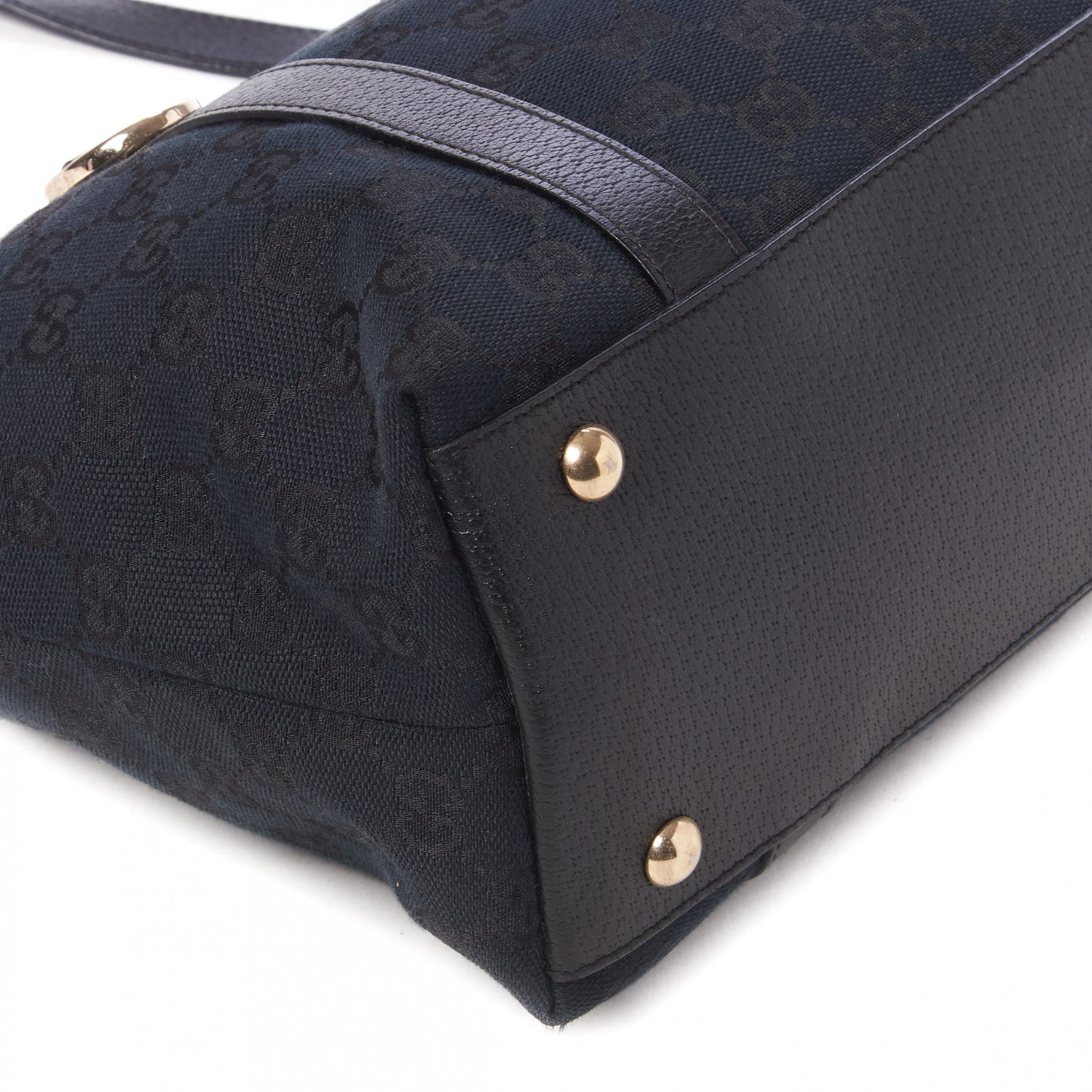 Monogram Medium Abbey Tote Black