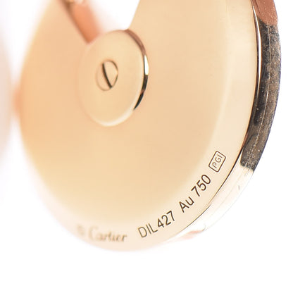 Cartier 18K Yellow Gold Diamond Mother of Pearl SM Amulette de Cartier Pendant Necklace 5 of 6