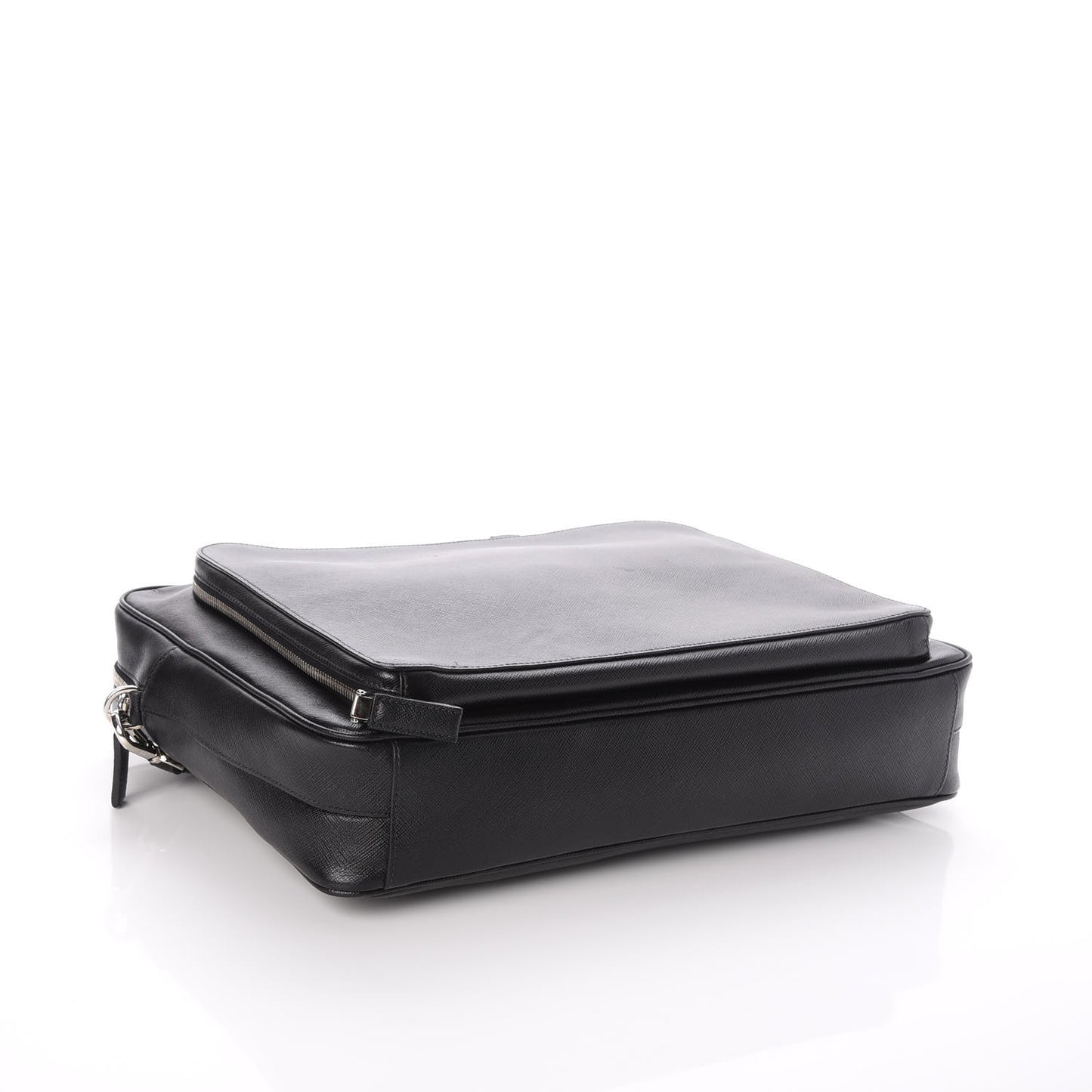 Saffiano Travel Briefcase Nero Black
