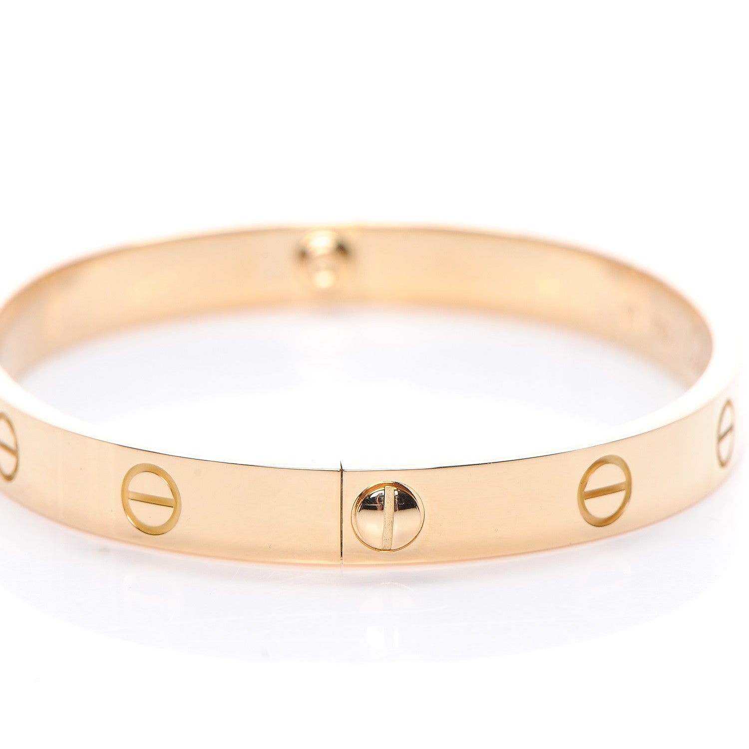 Cartier 18K Yellow Gold LOVE Bracelet 17 5 of 8