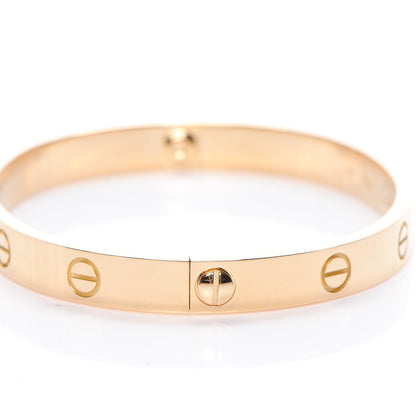 Cartier 18K Yellow Gold LOVE Bracelet 17 5 of 8
