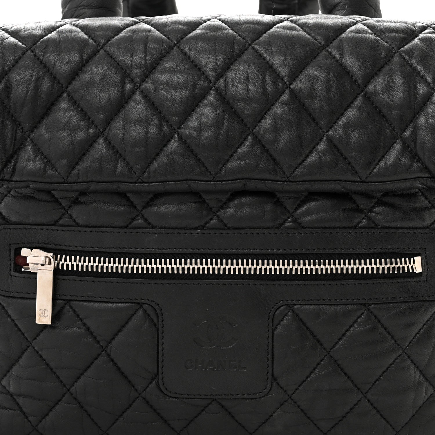 Chanel Lambskin Quilted Coco Cocoon Backpack Black 8 of 11