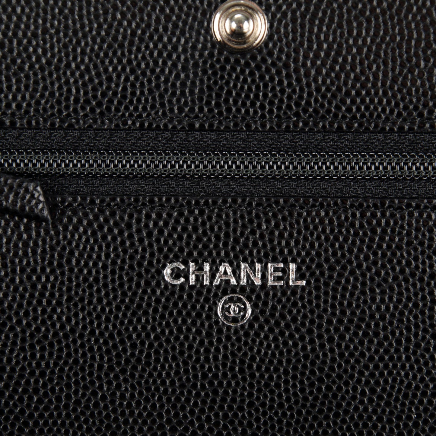 Caviar Chevron Wallet On Chain WOC Black