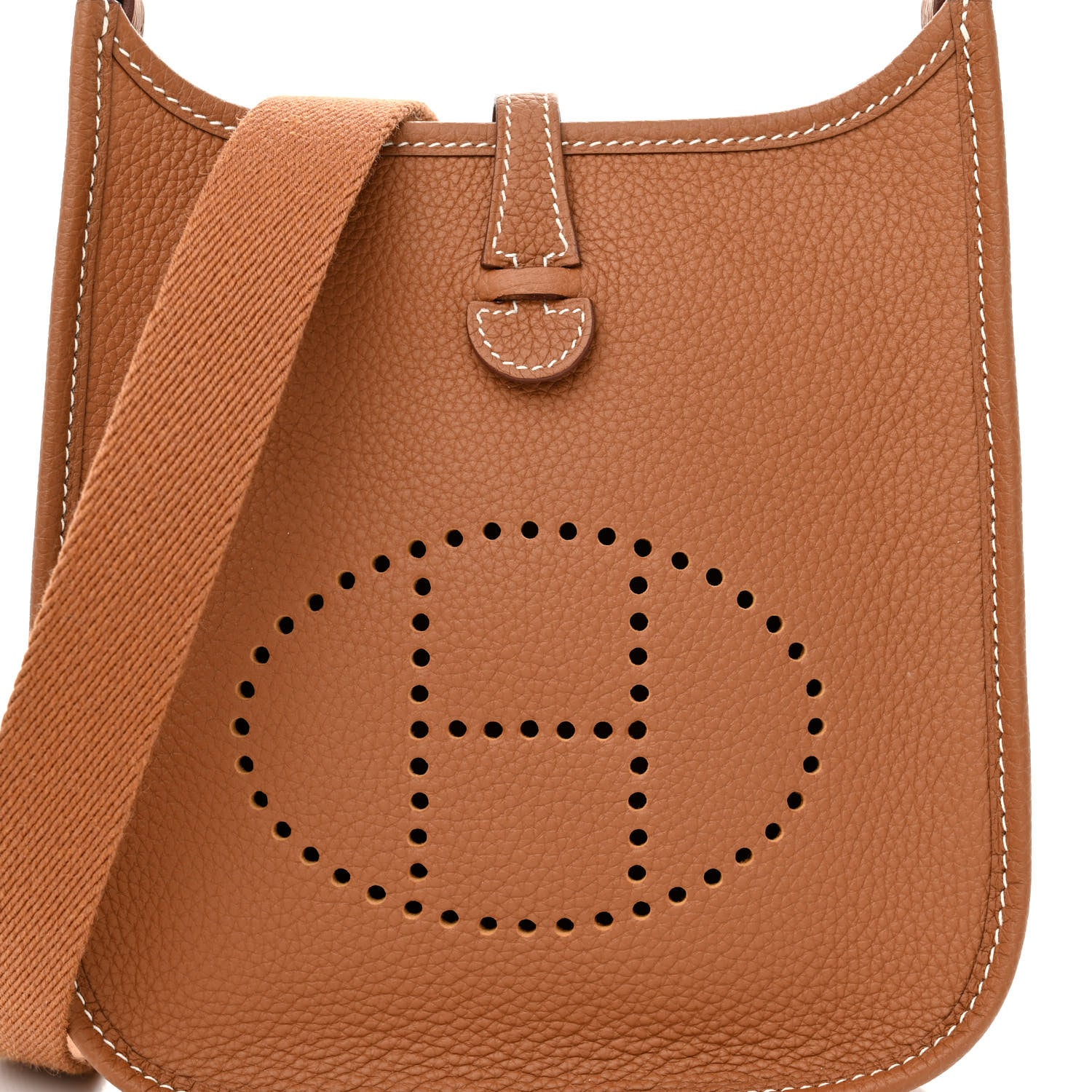 Hermes Taurillon Clemence Evelyne TPM Gold 8 of 11
