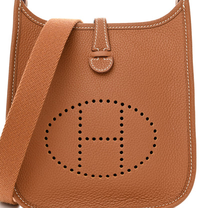 Hermes Taurillon Clemence Evelyne TPM Gold 8 of 11