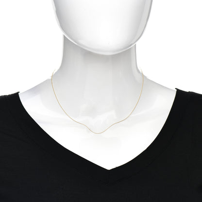 Tiffany 18K Yellow Gold Chain Necklace 16" 3 of 9