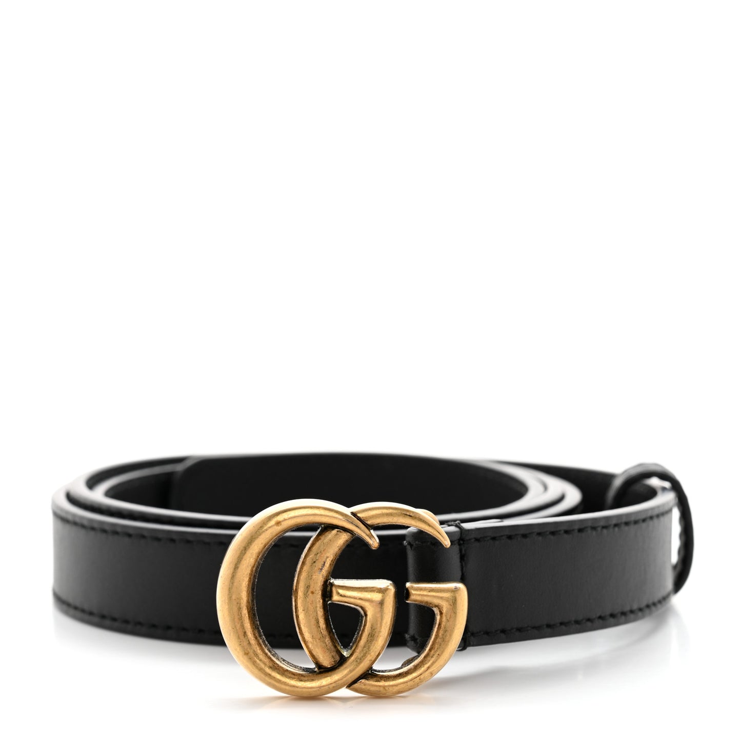 Calfskin Double G 20mm Belt 95 38 Black