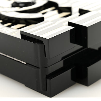 Chanel Plexiglass Barcode Boy Brick Lego Clutch Black 9 of 10