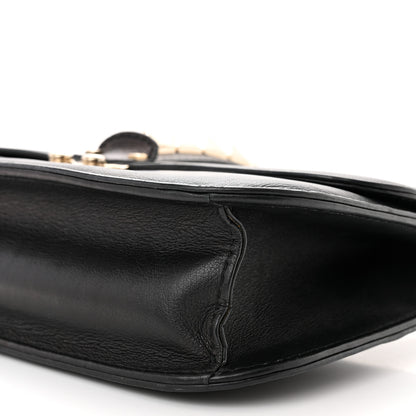 Valentino Garavani Vitello Medium Glam Lock Rockstud Flap Black 9 of 9