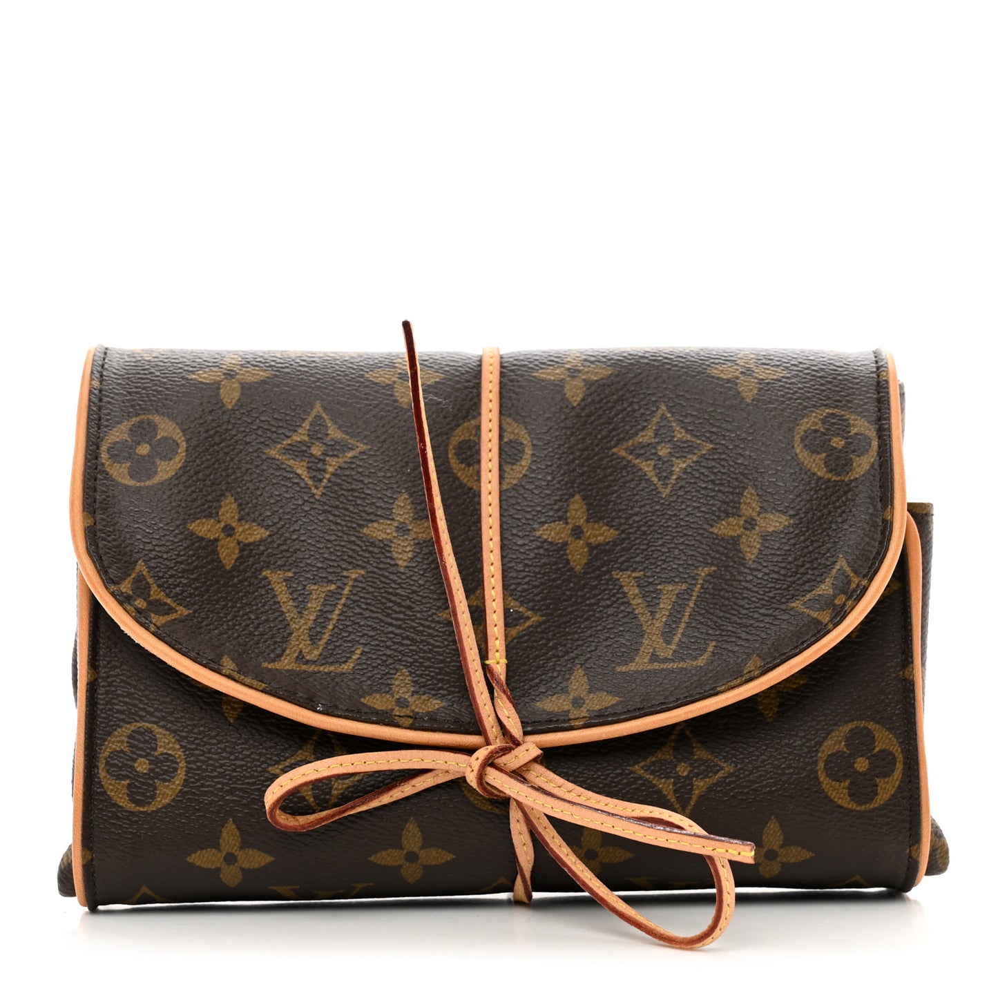Monogram Jewelry Roll Pouch