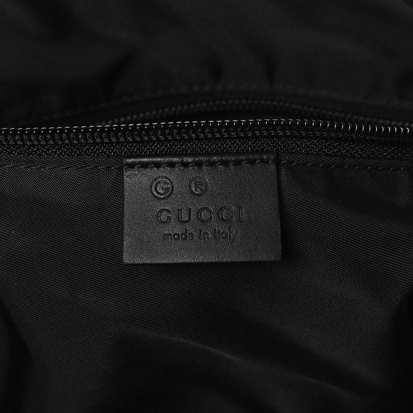 Nylon Web Top Handle Shoulder Bag Black