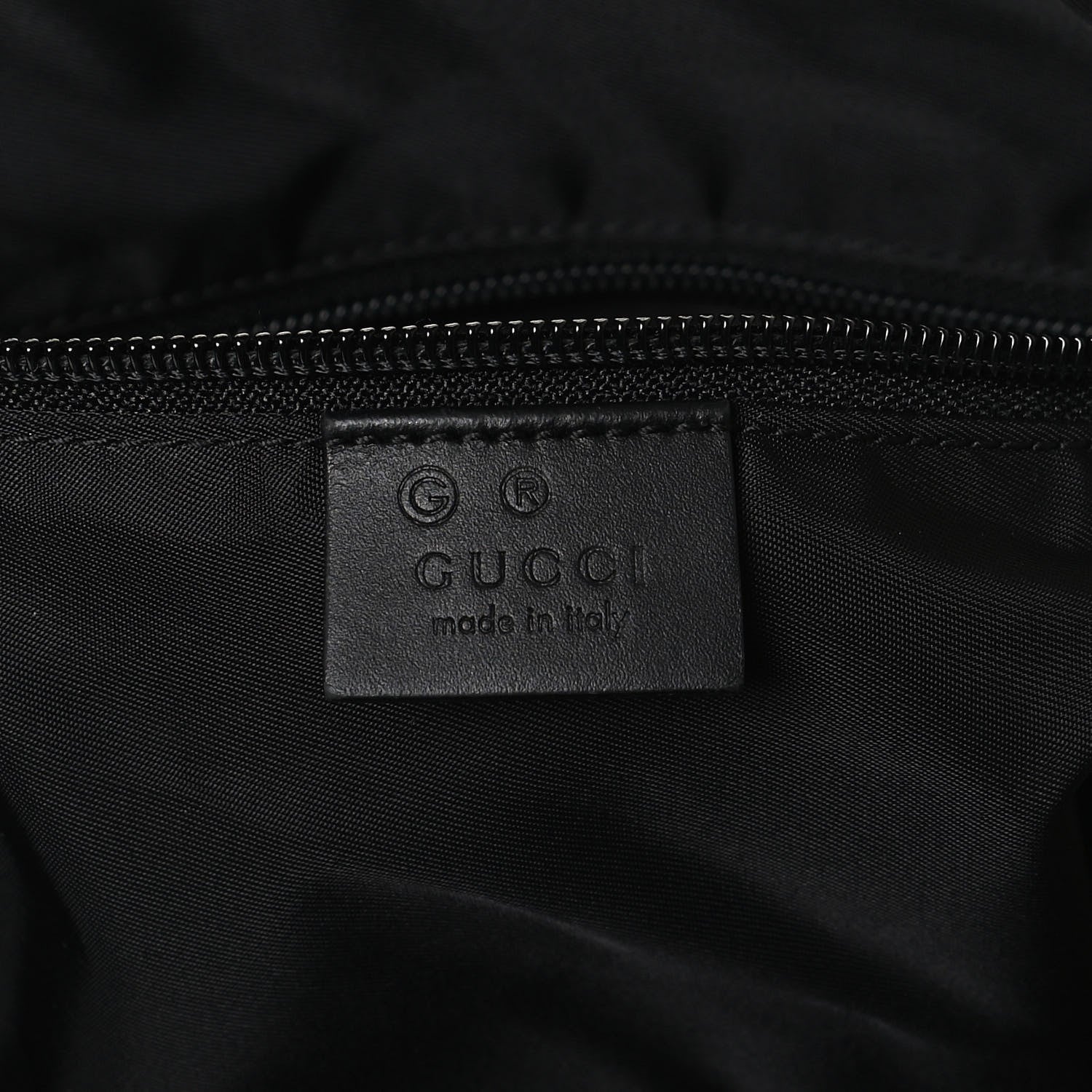 Gucci Nylon Web Top Handle Shoulder Bag Black 6 of 12