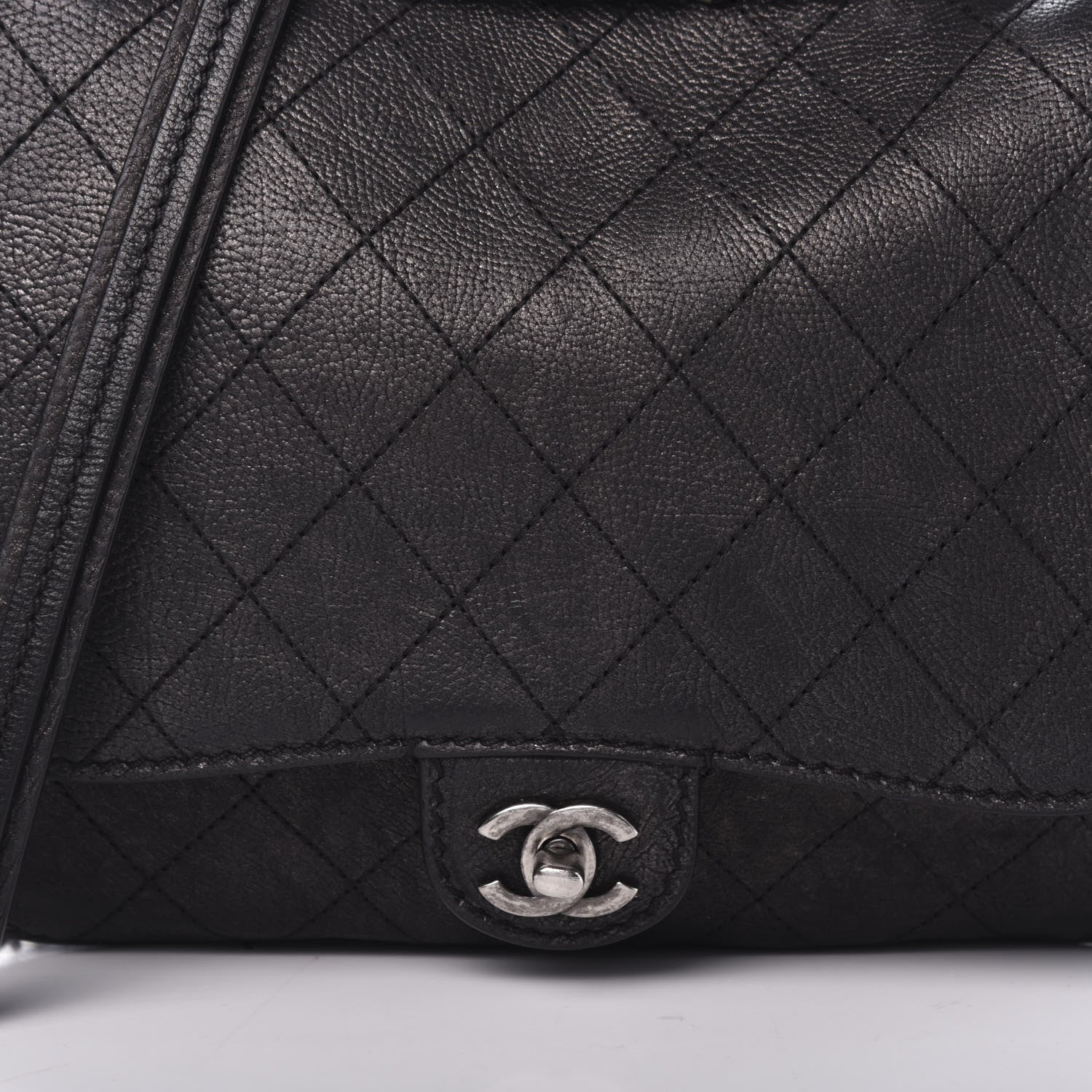 Chanel Calfskin Coco Twin Large Flap Black 12 of 13
