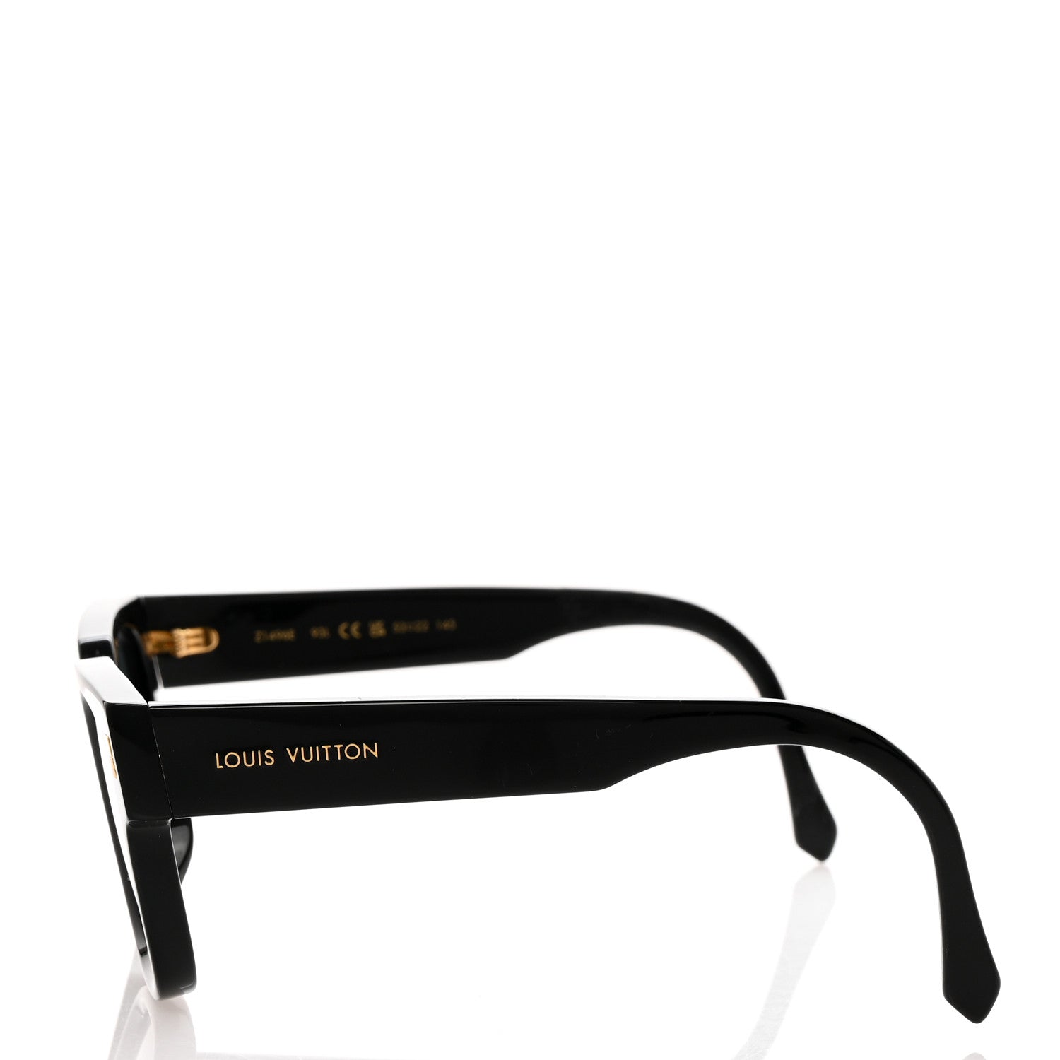Louis Vuitton Acetate Escape Square Sunglasses Z1496E Black 3 of 9