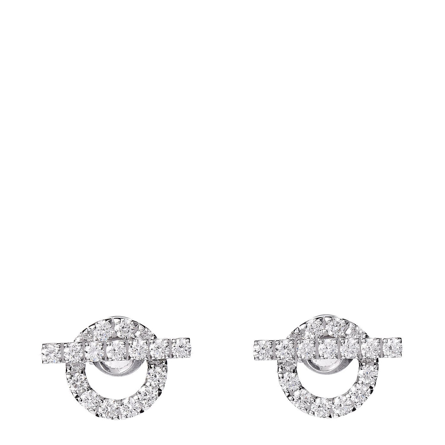 18K White Gold Diamond Finesse Earrings