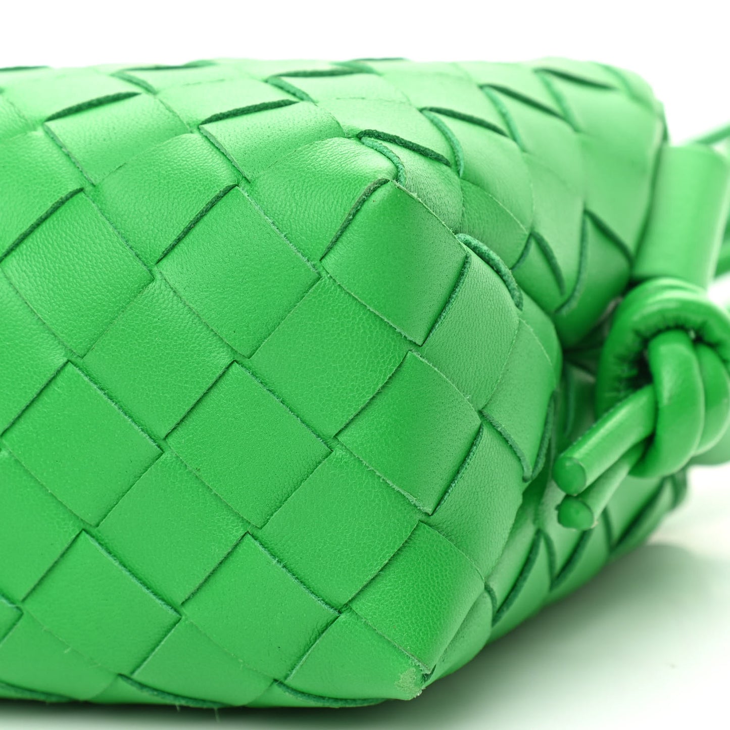 Nappa Intrecciato Mini Loop Camera Bag Parakeet