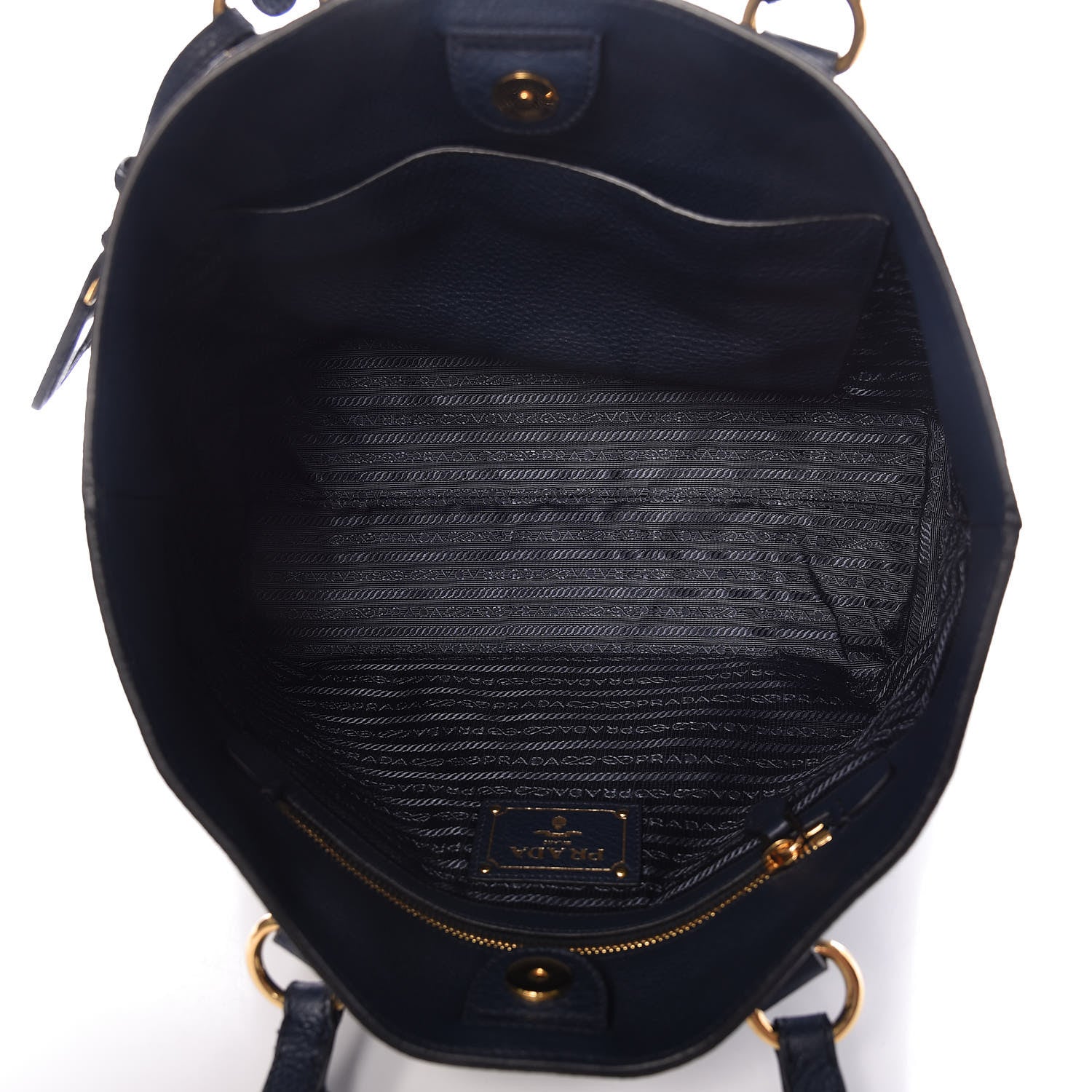 Prada Vitello Daino Tote Baltico 5 of 9