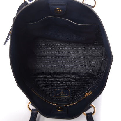 Prada Vitello Daino Tote Baltico 5 of 9