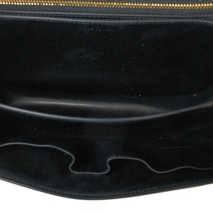 Celine Box Calfskin Medium Classic Box Flap Bag Black 4 of 15