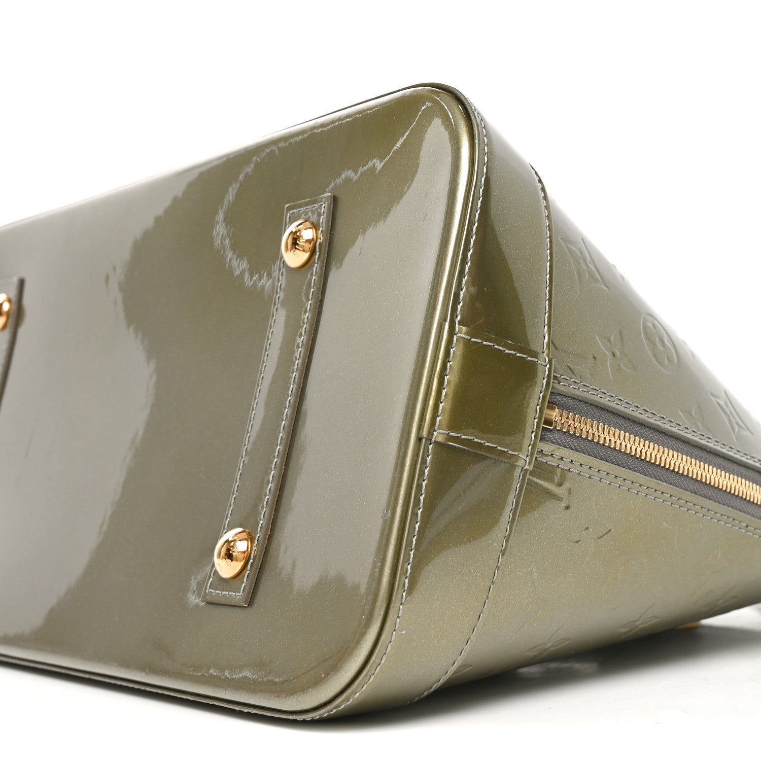 Louis Vuitton Vernis Alma MM Givre 9 of 9