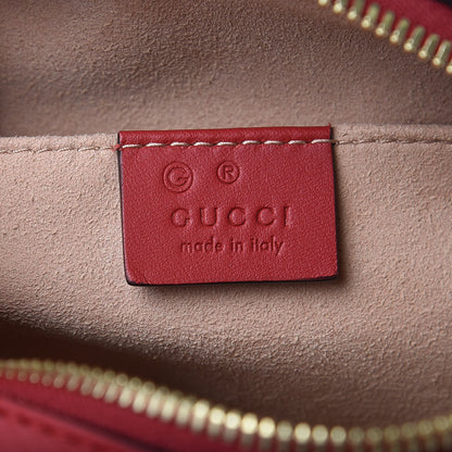 Gucci GG Supreme Monogram Blooms Mini Chain Shoulder Bag Beige Blue Navy Hibiscus Red 6 of 8