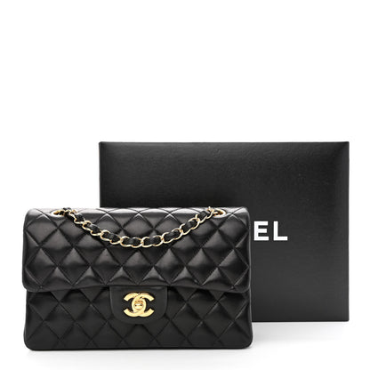 Chanel Lambskin Quilted Small Double Flap Black 12 of 12