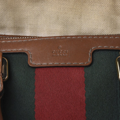 Gucci Monogram Vintage Web Medium Boston Tobacco 10 of 20