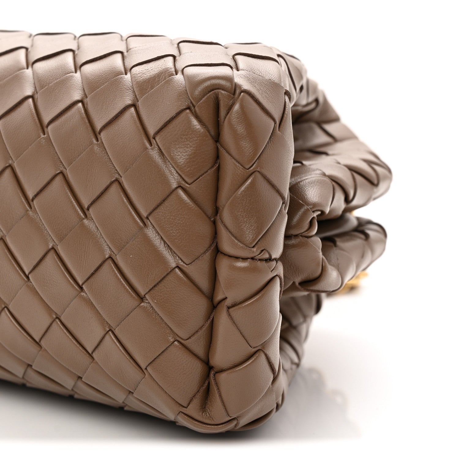 Bottega Veneta Nappa Intrecciato Teen The Lauren 1980 Clutch With Chain Pinecone 9 of 9