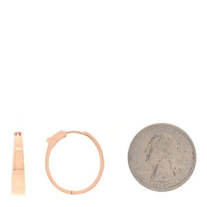 Anita Ko 18K Rose Gold Classic Medium Meryl Hoop Earrings 2 of 5