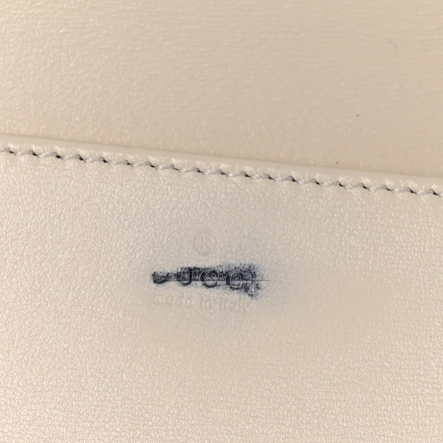 Boarded Plutone Calfskin Horsebit 1955 Wallet On Chain Mystic White