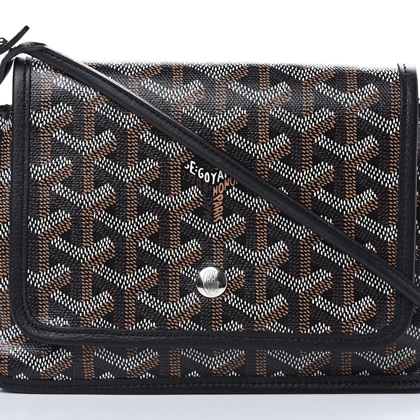 Goyardine Plumet Wallet Clutch Black