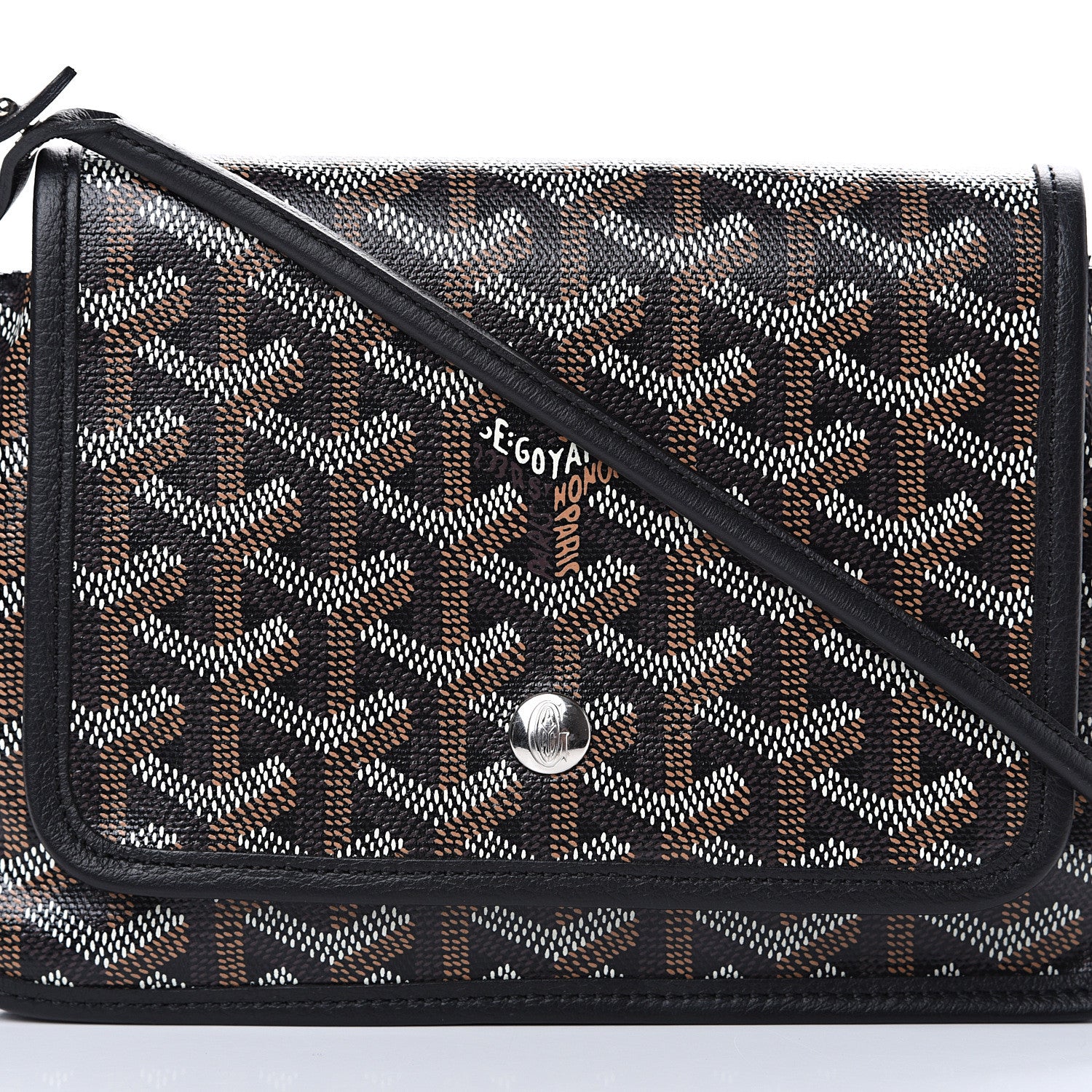 Goyard Goyardine Plumet Wallet Clutch Black 9 of 11