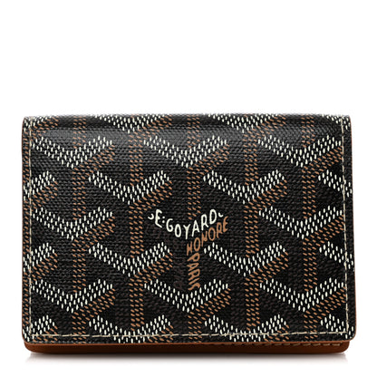 Goyard Goyardine Business Card Holder Black Gold 1 of 7
