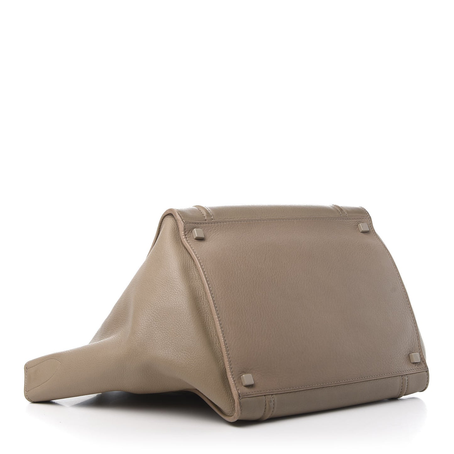Supple Calfskin Medium Phantom Luggage Beige