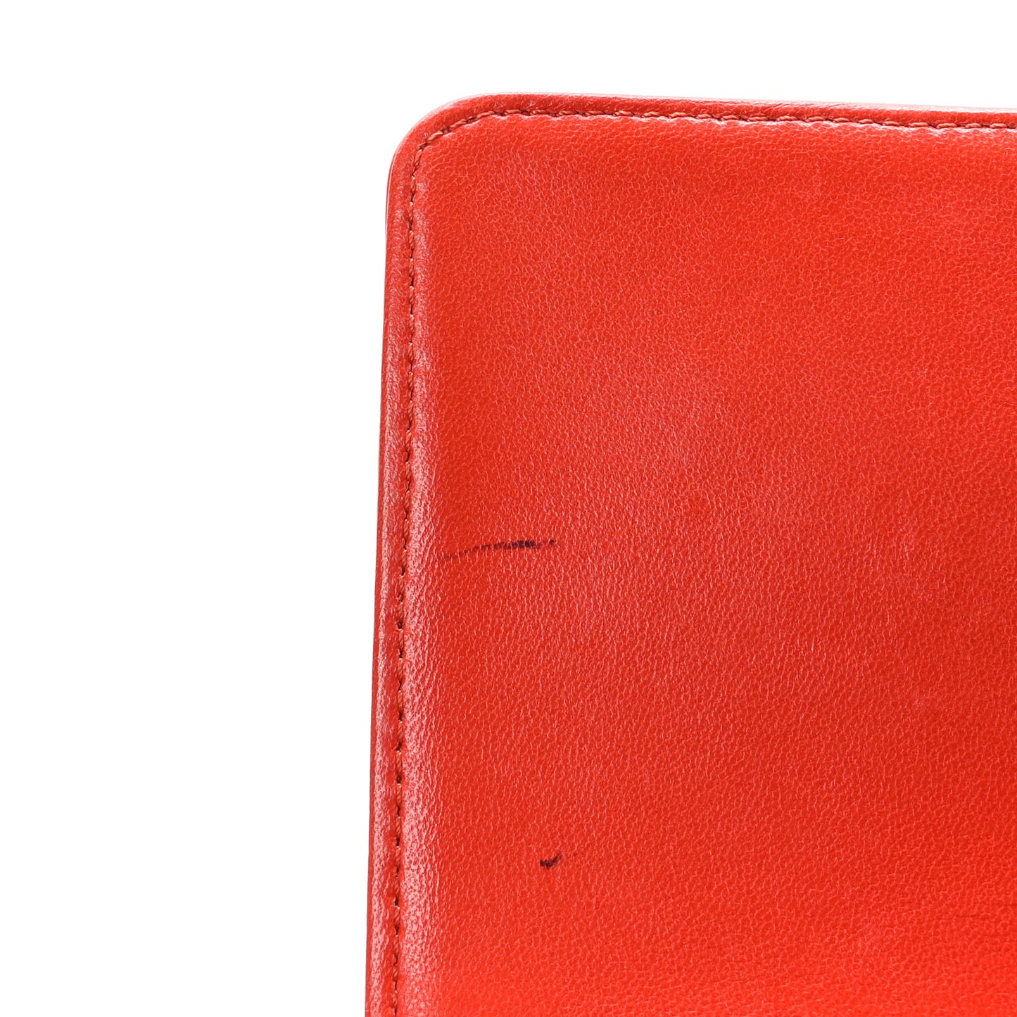 Plexiglass Patent Mini Boy Brick Flap Orange Red