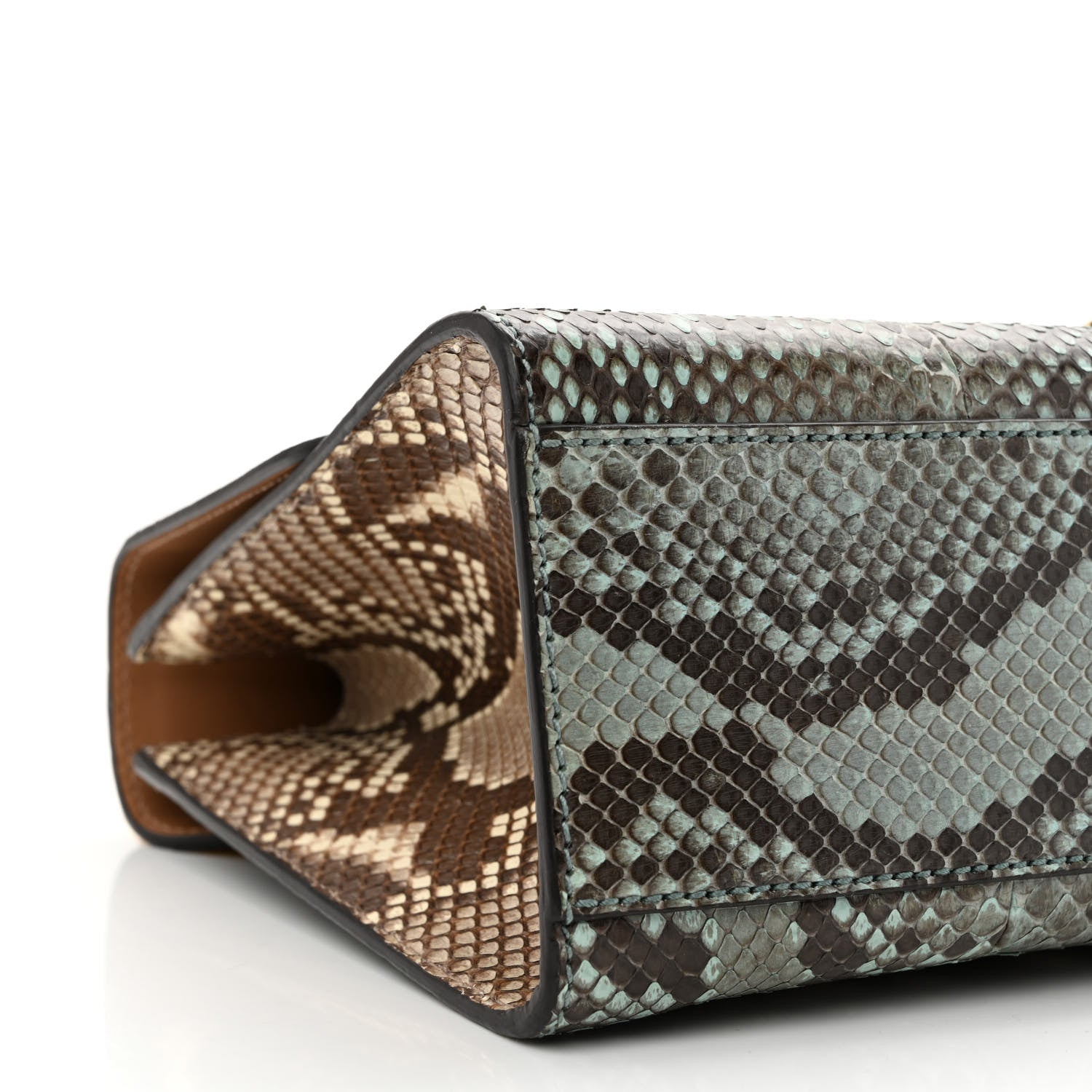 Gucci Metallic Snakeskin Medium Padlock Shoulder Bag Multicolor Multicolor Multicolor 9 of 15