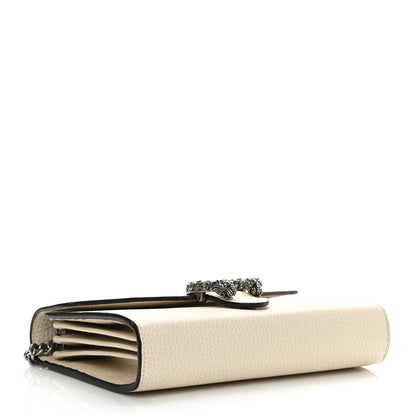 Gucci Dollar Calfskin Mini Dionysus Chain Wallet Mystic White 4 of 11