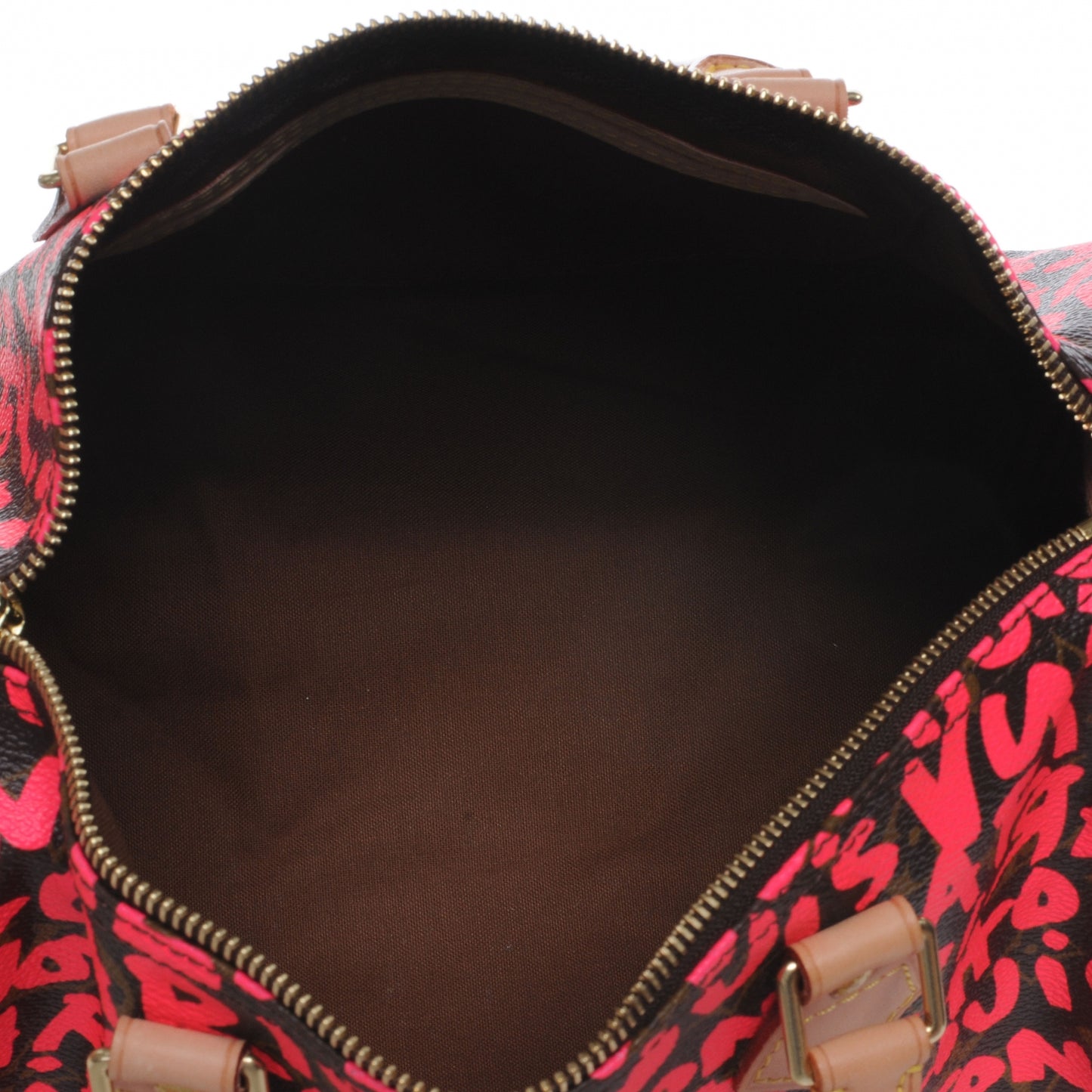 Monogram Graffiti Speedy 30 Fuchsia