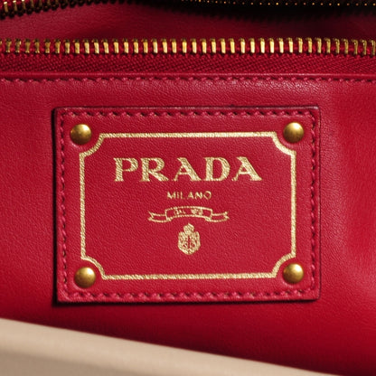 Prada Soft Calf Shoulder Bag Quarzo 6 of 9