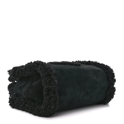 Telfar X UGG Suede shearling Small Shopping Bag Black 4 of 12