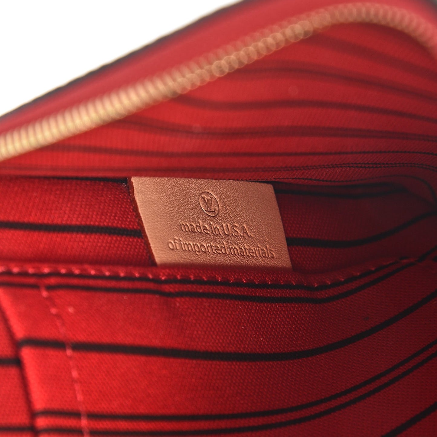 Monogram Neverfull MM GM Pochette Cherry