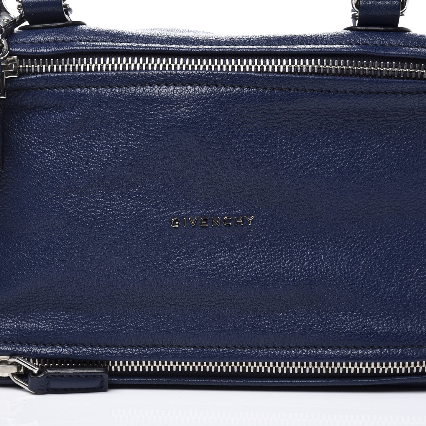 Sugar Goatskin Small Pandora Deep Blue
