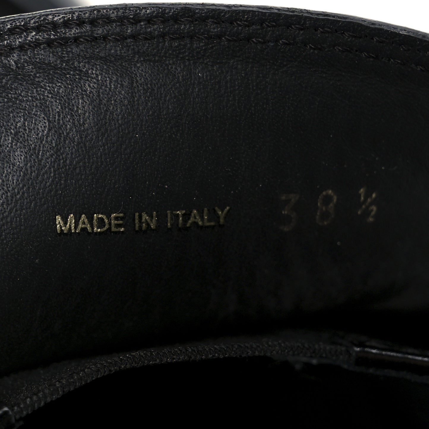Spazzolato Metal Triangle Logo 50mm Loafers 38.5 Black