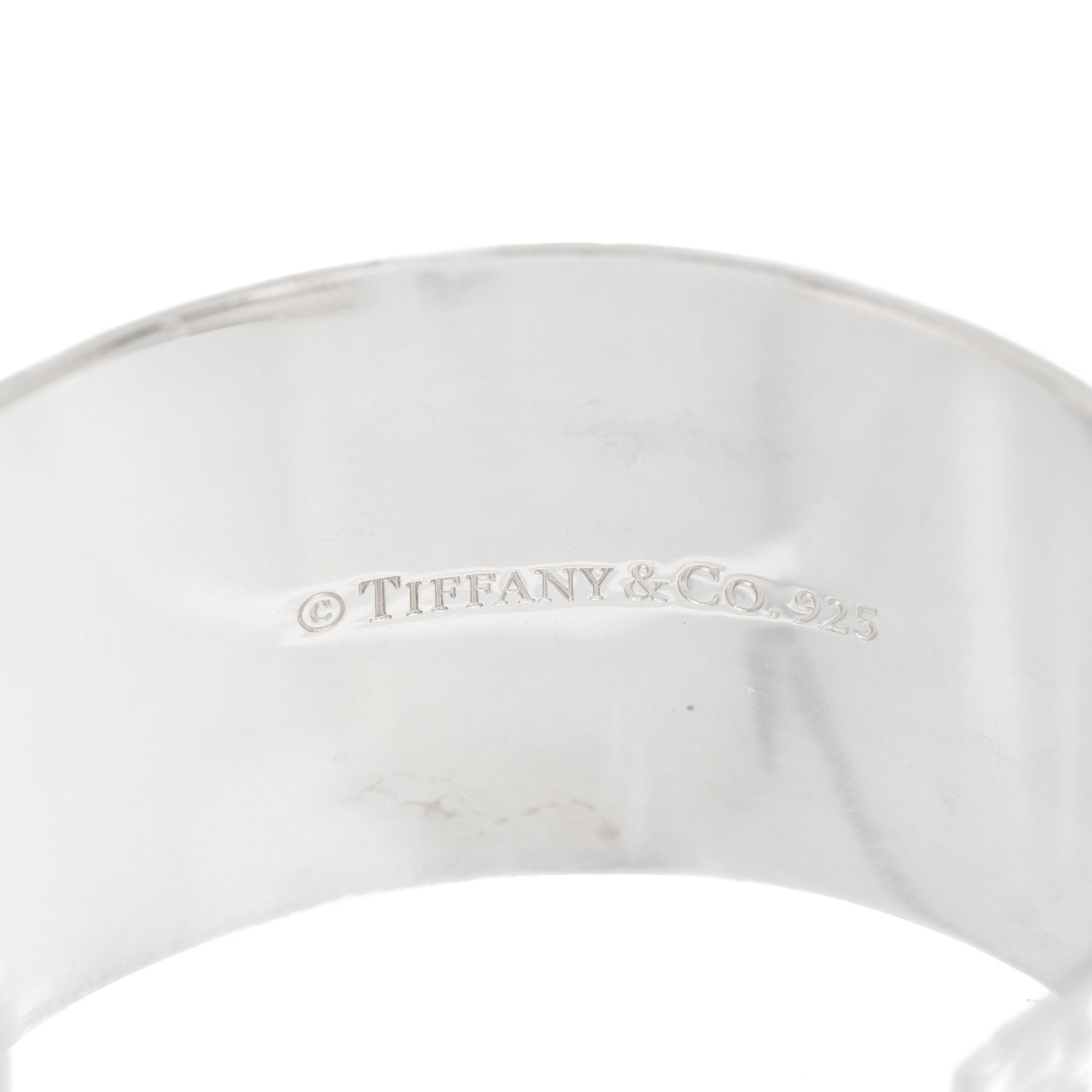 Tiffany Sterling Silver Wide Notes Cuff Bracelet 4 of 4