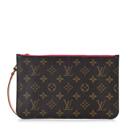 Louis Vuitton Monogram Neverfull MM GM Pochette Pivoine 1 of 8