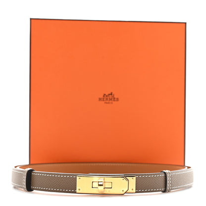 Hermes Epsom Kelly Belt Etoupe 4 of 4